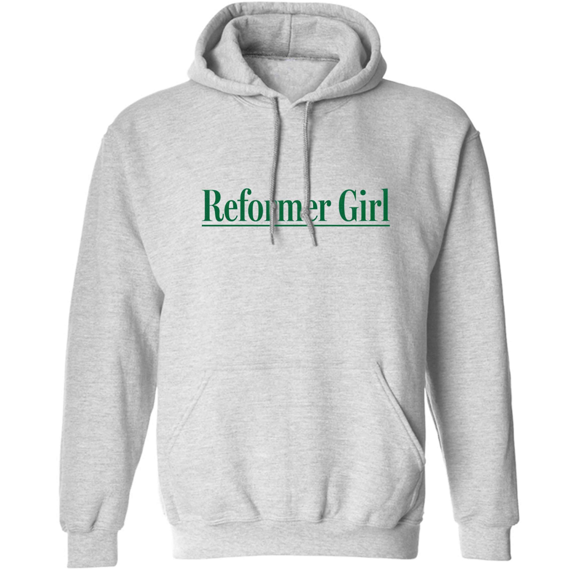 Reformer girl adults unisex grey hoodie 2XL