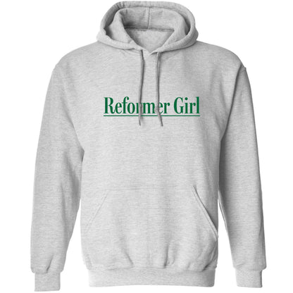Reformer girl adults unisex grey hoodie 2XL