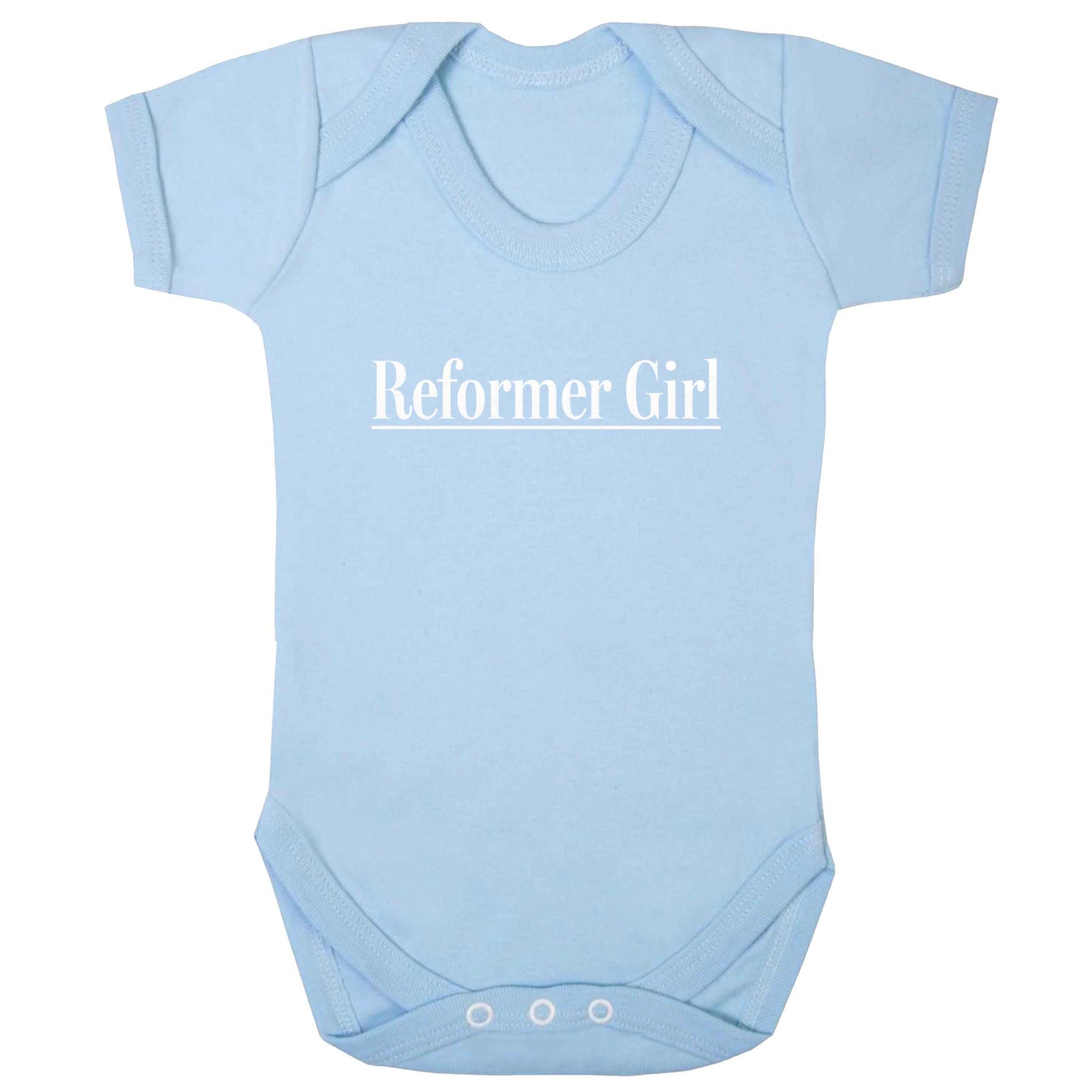 Reformer girl baby bodysuit pale blue 18-24 months
