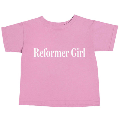 Reformer girl light pink baby toddler Tshirt 2 Years