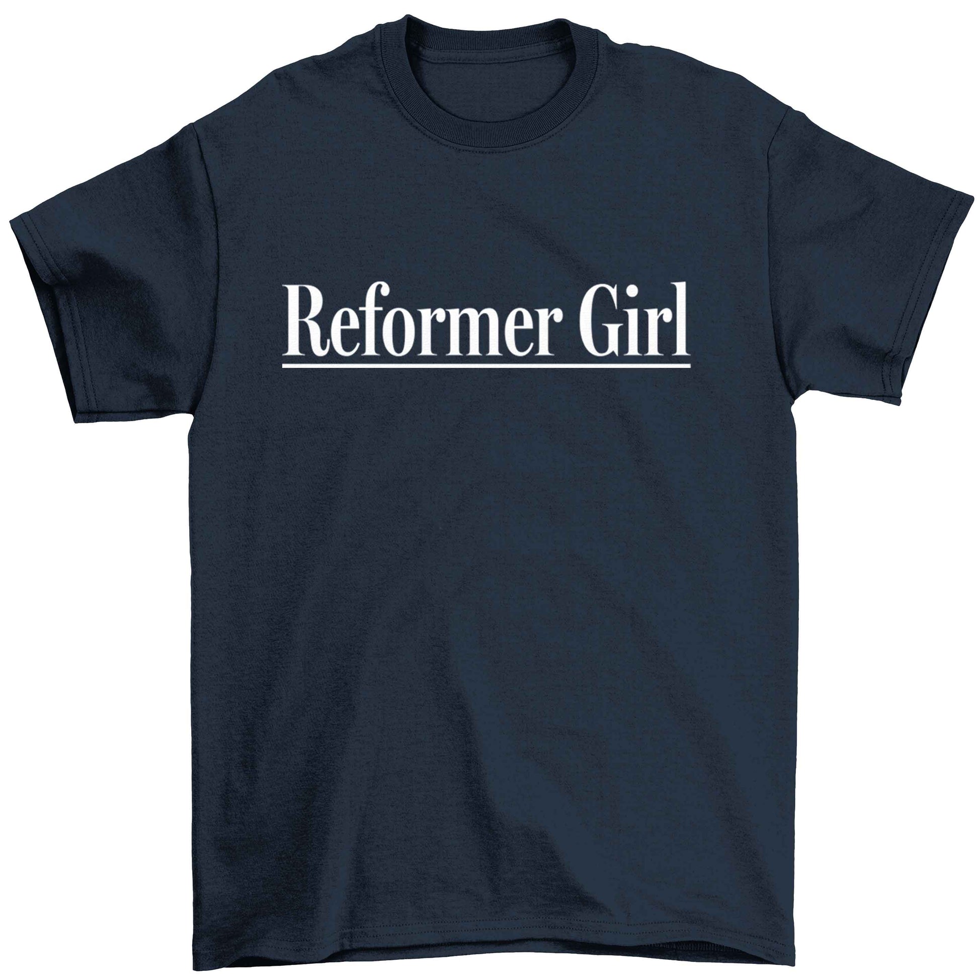 Reformer girl Children's navy Tshirt 12-13 Years