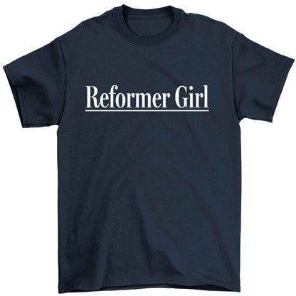Reformer girl Children's navy Tshirt 12-13 Years