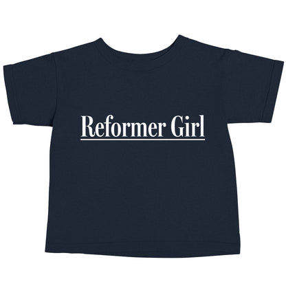 Reformer girl navy baby toddler Tshirt 2 Years