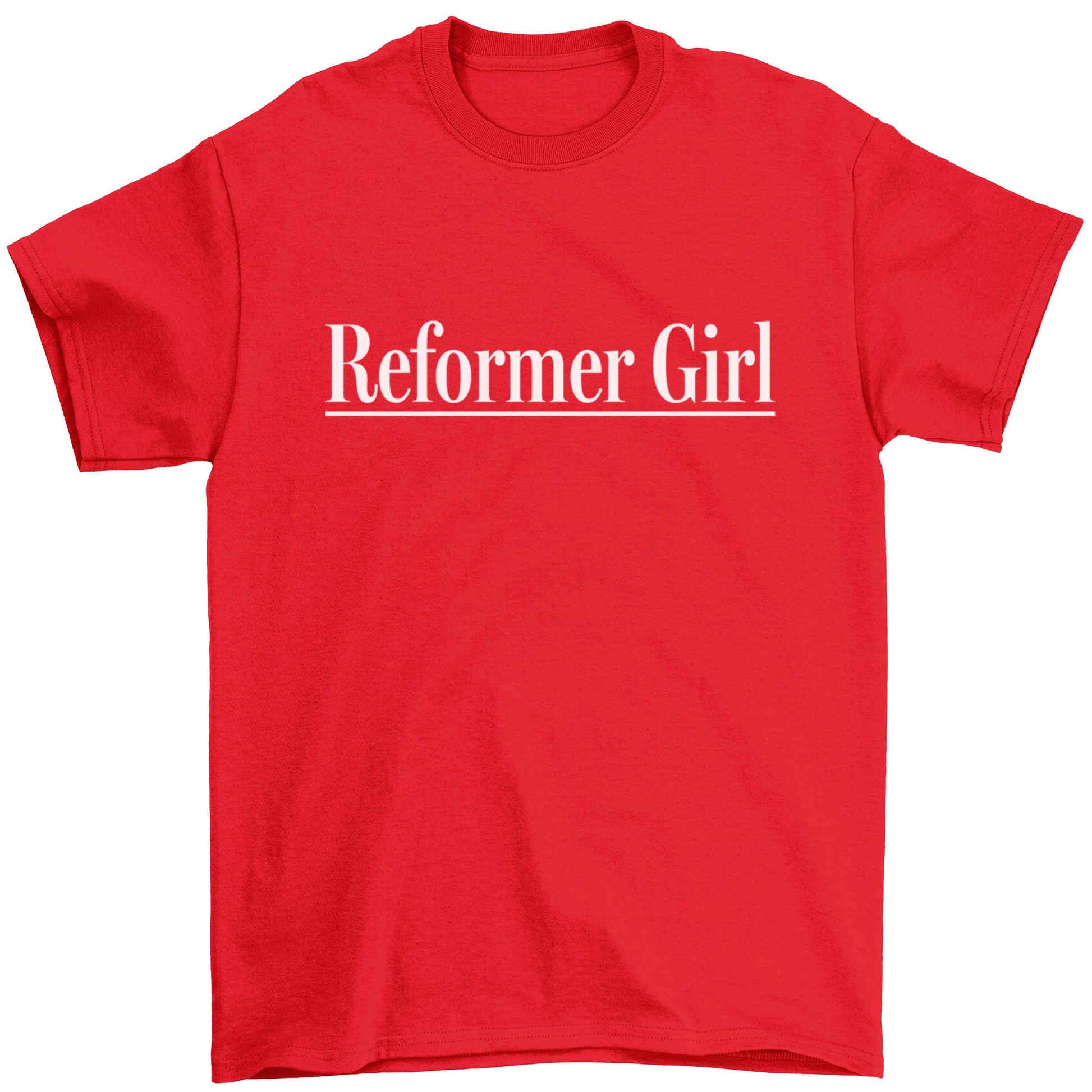 Reformer girl Children's red Tshirt 12-13 Years