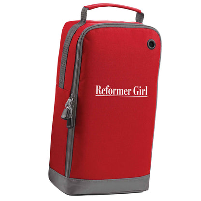 Reformer girl red sports shoe bag horizontal print