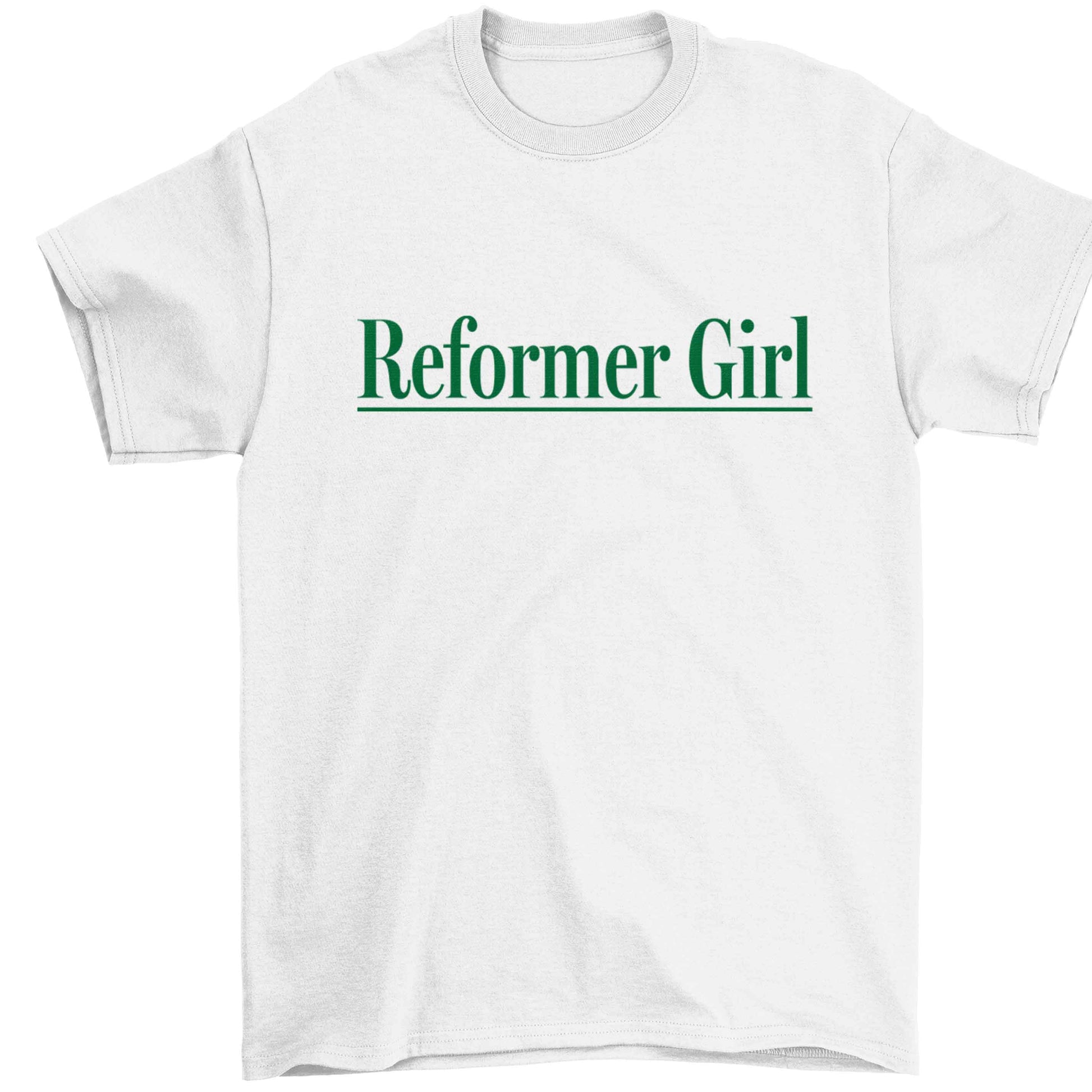 Reformer girl Children's white Tshirt 12-13 Years