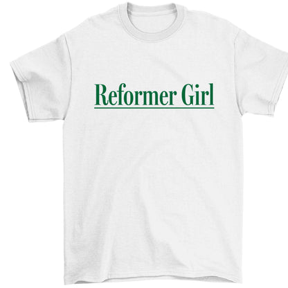 Reformer girl Children's white Tshirt 12-13 Years
