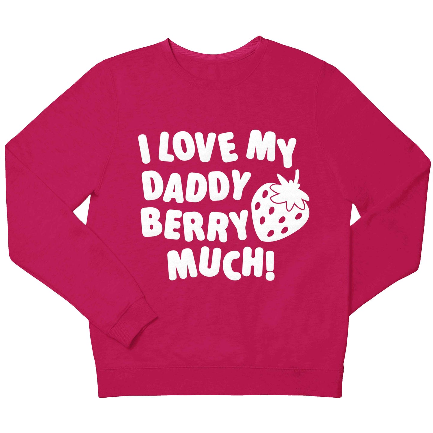 I love my daddy berry much children's pink sweater 12-13 Years