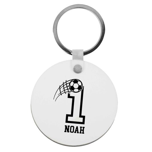 Personalised football number | Keyring