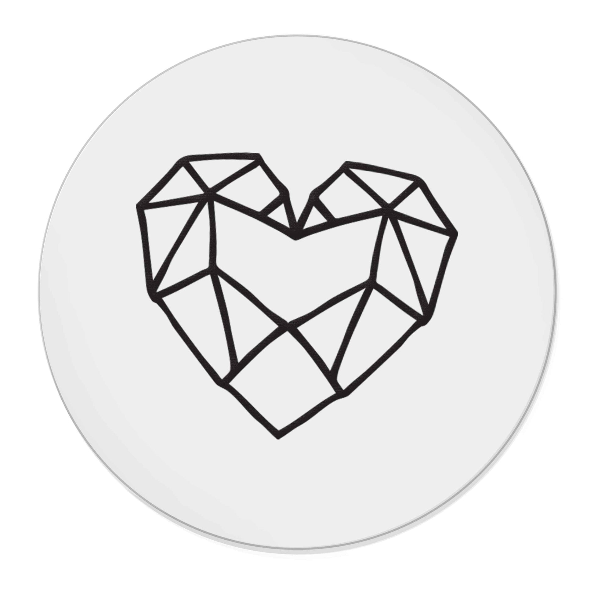 Geometric heart | Magnet