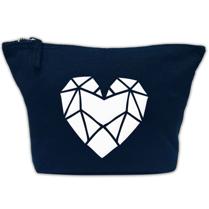 Geometric heart | Makeup / wash bag
