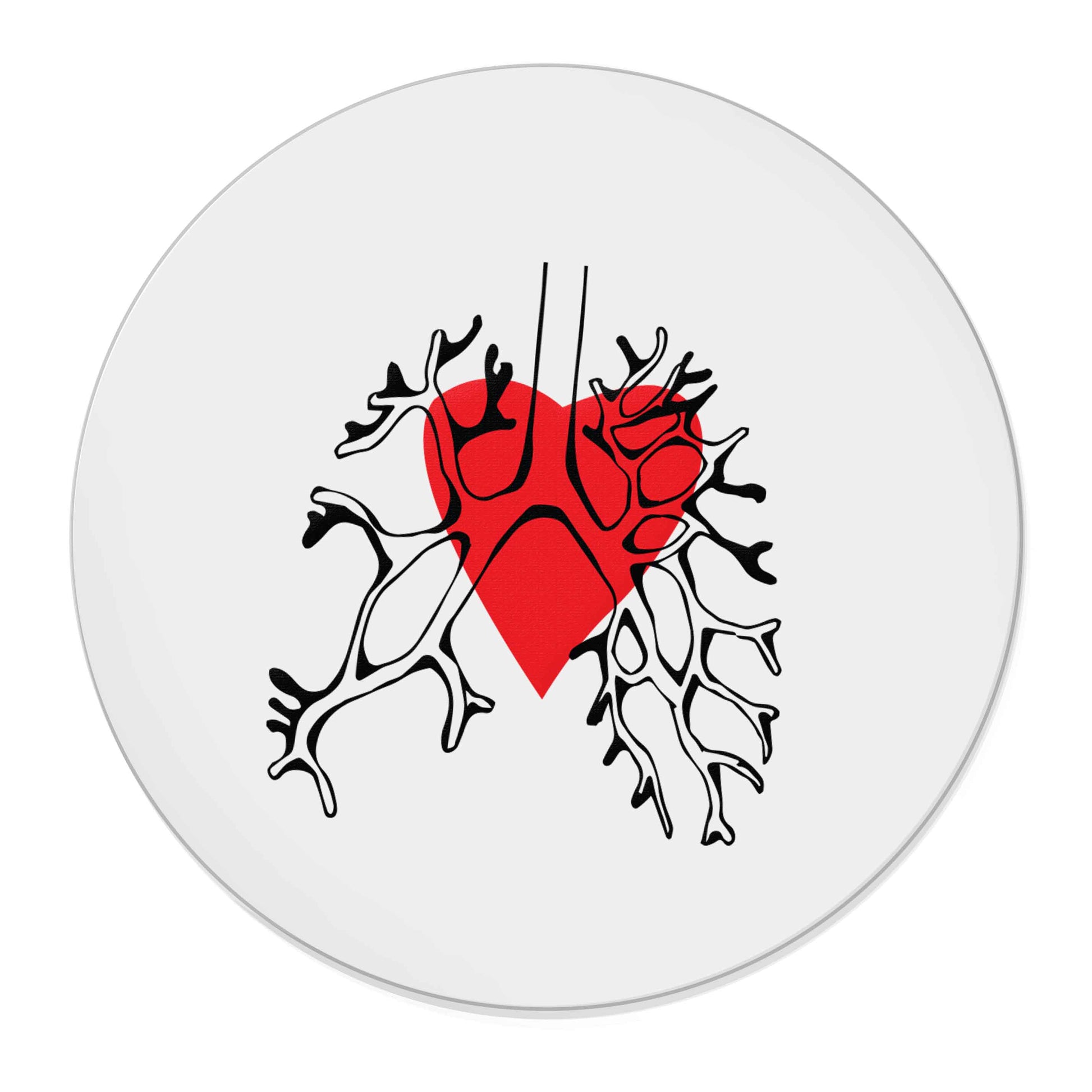 Lungs and heart illustration | Magnet