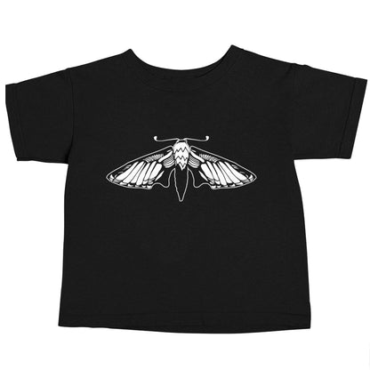 Moth illustration Black baby toddler Tshirt 2 years