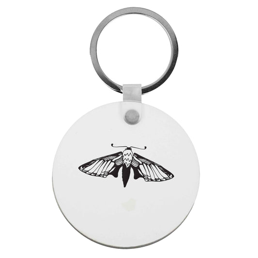 Moth illustration | Keyring