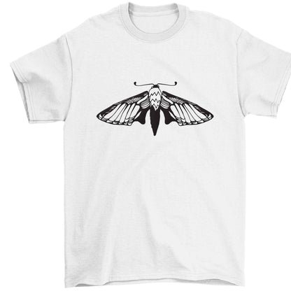 Moth illustration Children's white Tshirt 12-13 Years