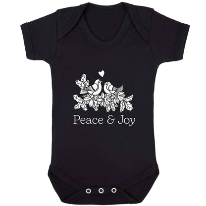Peace & Joy baby bodysuit black 18-24 months
