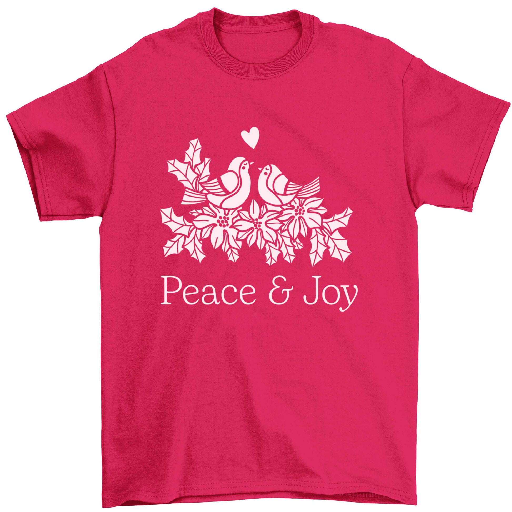 Peace & Joy Children's pink Tshirt 12-13 Years