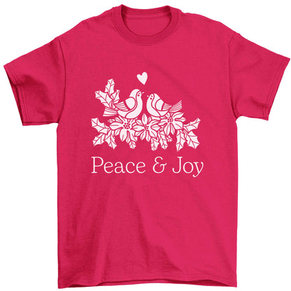 Peace & Joy Children's pink Tshirt 12-13 Years