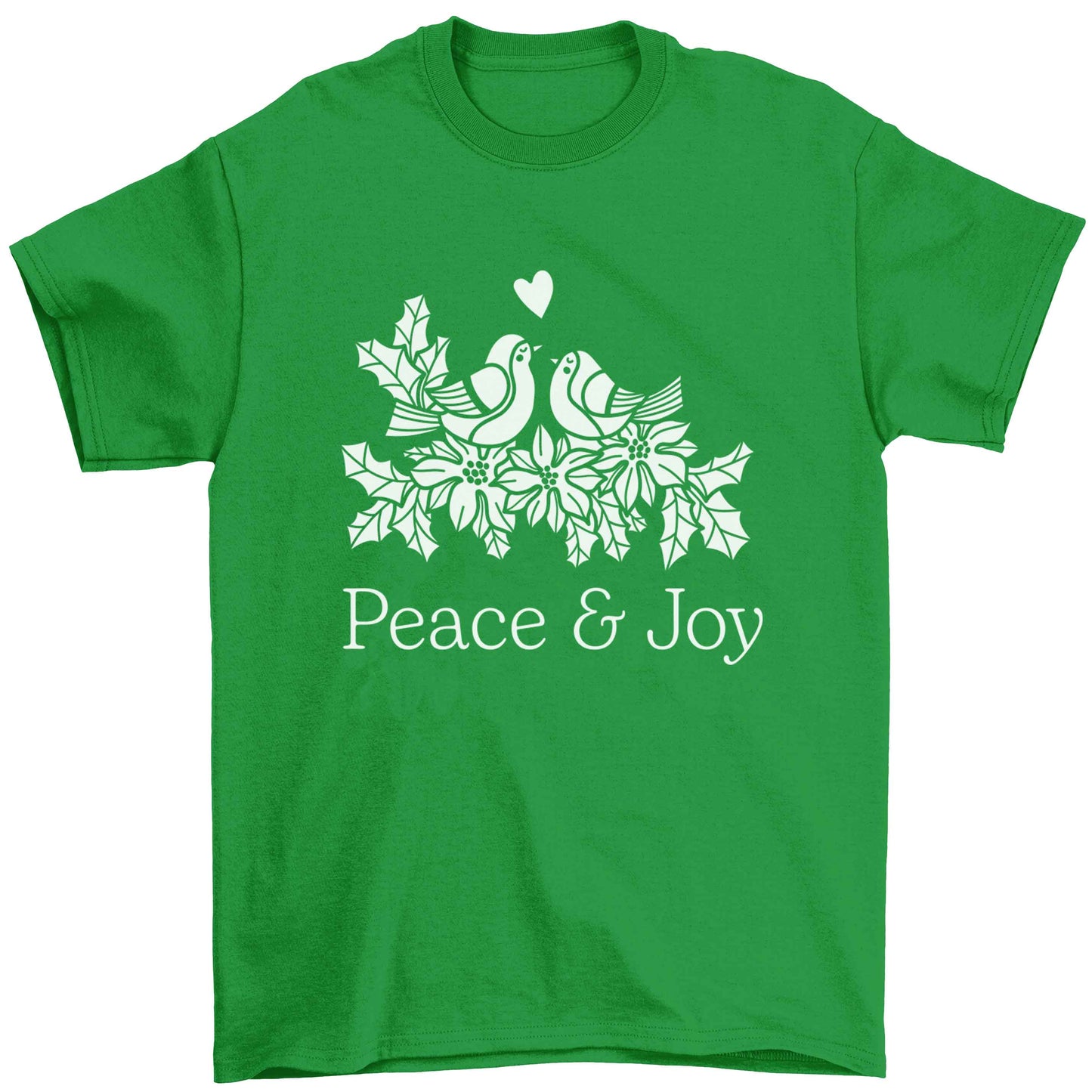 Peace & Joy Children's green Tshirt 12-13 Years