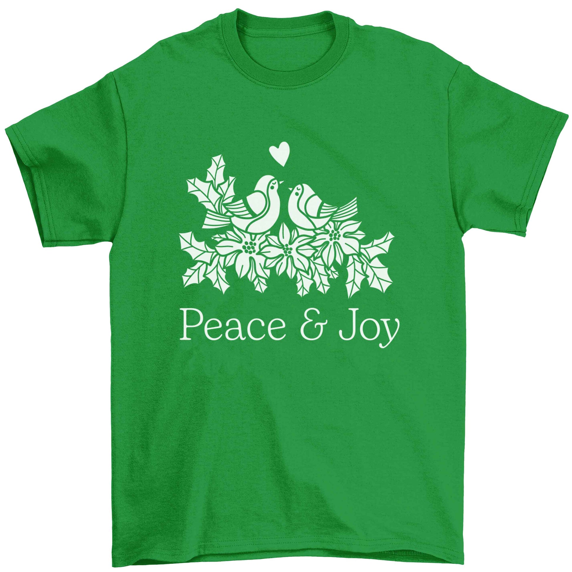 Peace & Joy Children's green Tshirt 12-13 Years