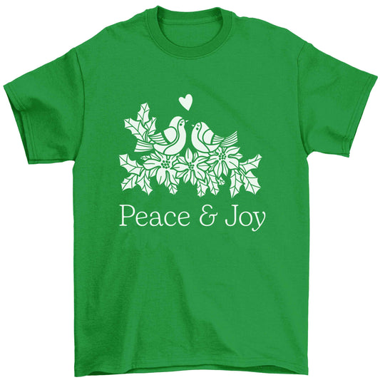 Peace & Joy Children's green Tshirt 12-13 Years