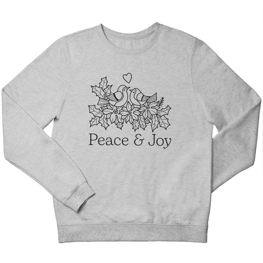 Peace & Joy children's grey sweater 12-13 Years