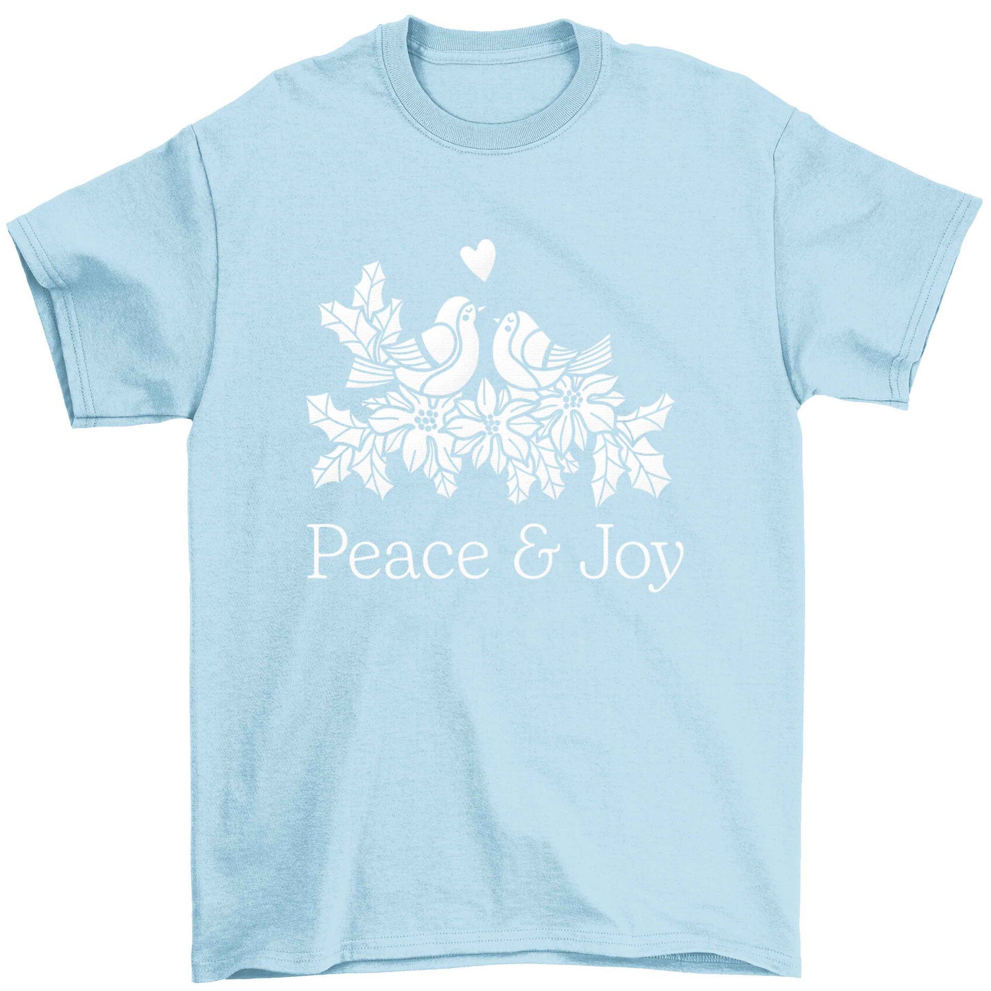 Peace & Joy Children's light blue Tshirt 12-13 Years