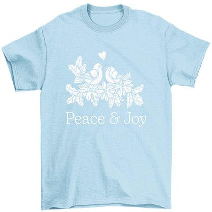 Peace & Joy Children's light blue Tshirt 12-13 Years