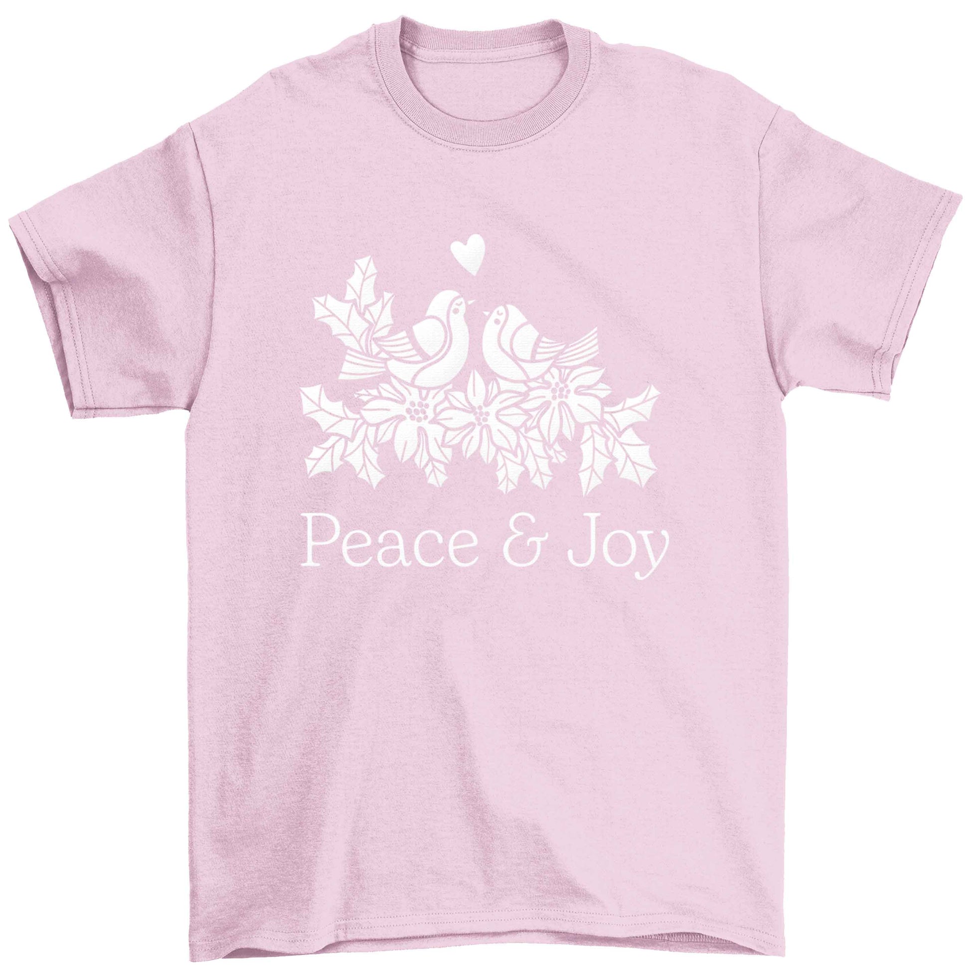 Peace & Joy Children's light pink Tshirt 12-13 Years