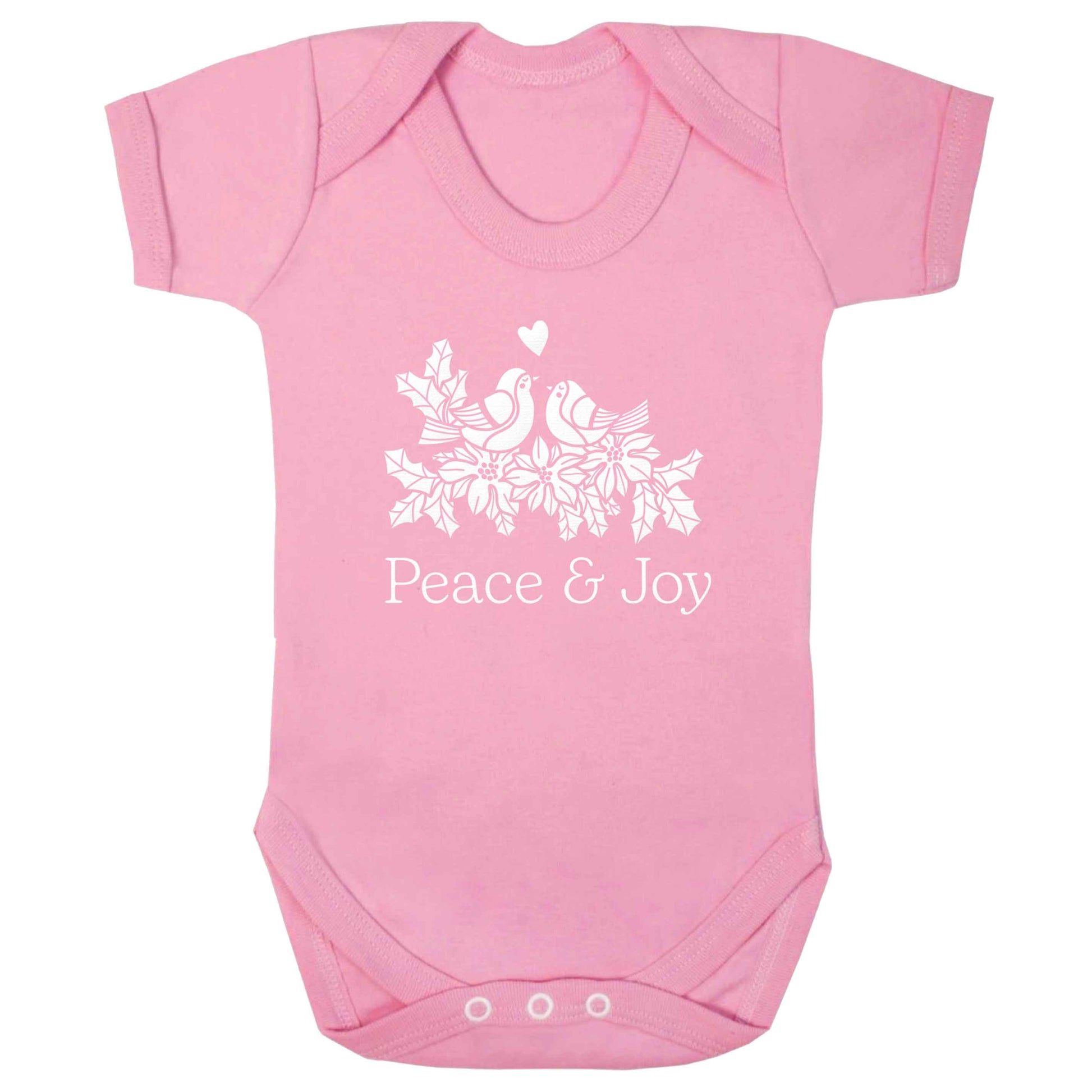 Peace & Joy baby bodysuit pale pink 18-24 months