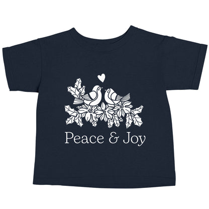 Peace & Joy navy baby toddler Tshirt 2 Years