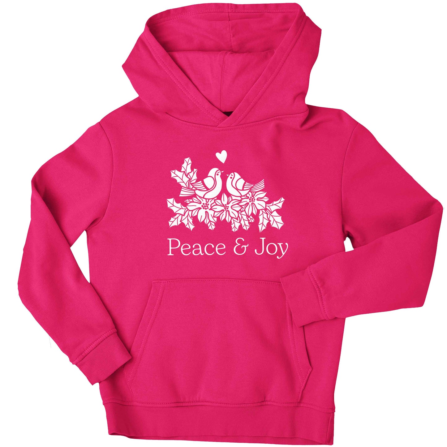 Peace & Joy children's pink hoodie 12-13 Years