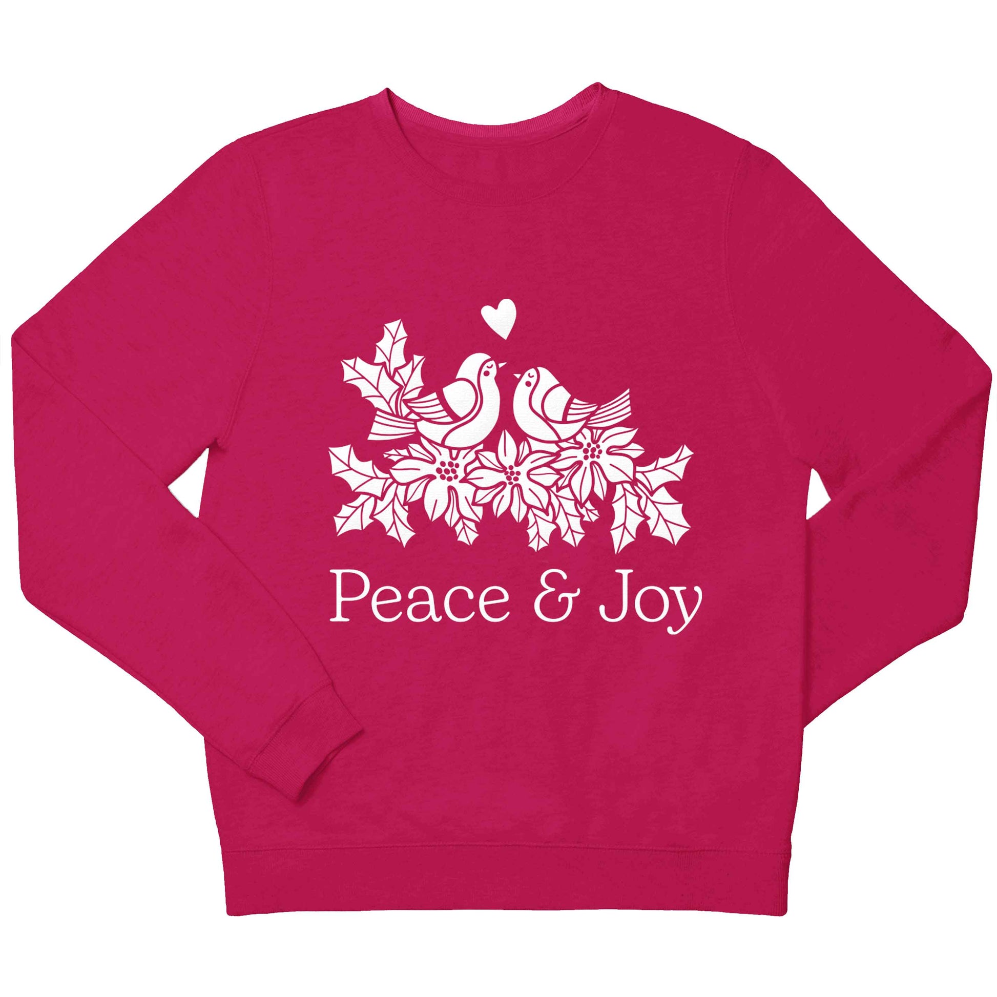 Peace & Joy children's pink sweater 12-13 Years