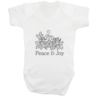 Peace & Joy baby bodysuit white 18-24 months