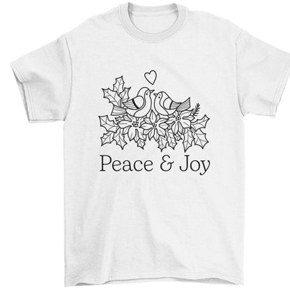 Peace & Joy Children's white Tshirt 12-13 Years