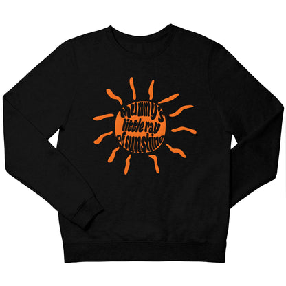 Mummy's little ray of sunshine children's black sweater 12-13 Years