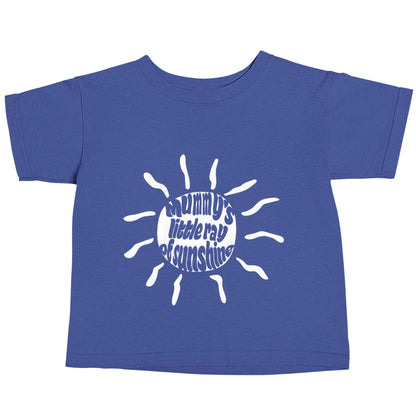 Mummy's little ray of sunshine blue baby toddler Tshirt 2 Years