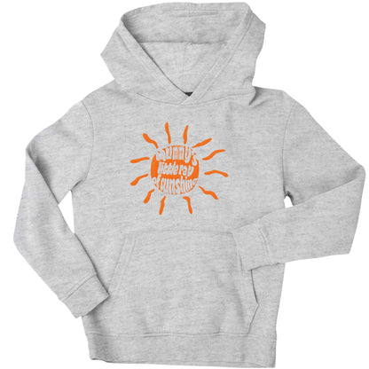 Mummy's little ray of sunshine children's grey hoodie 12-13 Years