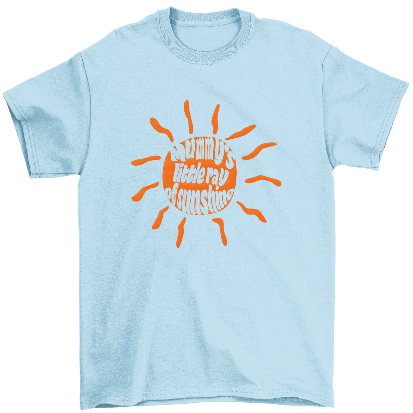 Mummy's little ray of sunshine Children's light blue Tshirt 12-13 Years