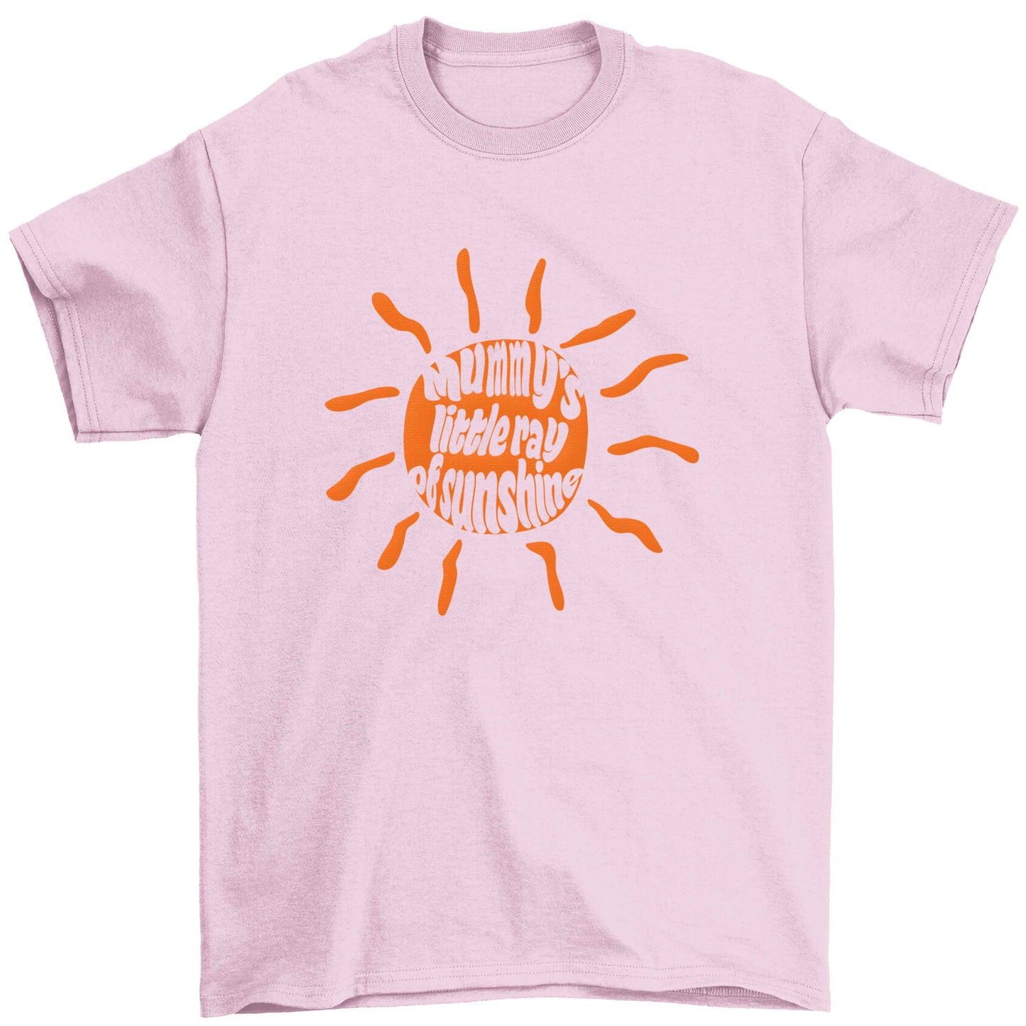 Mummy's little ray of sunshine Children's light pink Tshirt 12-13 Years