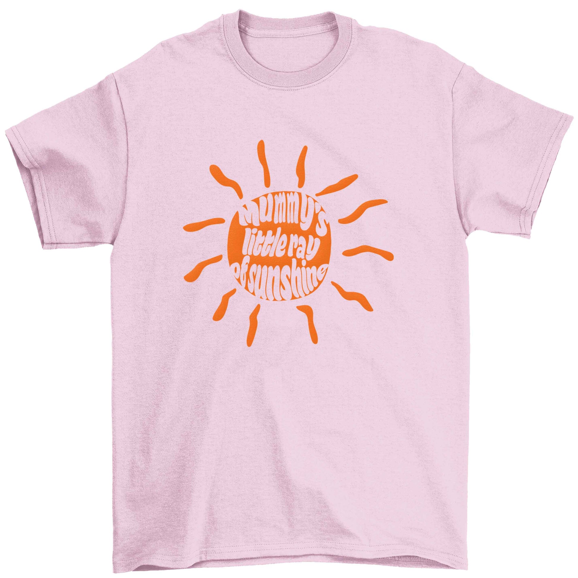 Mummy's little ray of sunshine Children's light pink Tshirt 12-13 Years