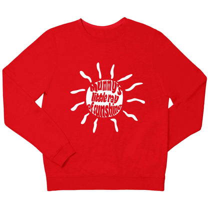Mummy's little ray of sunshine children's grey sweater 12-13 Years