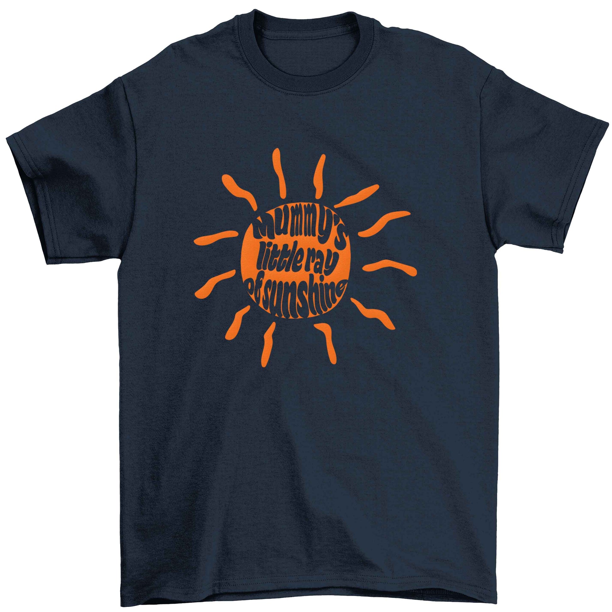 Mummy's little ray of sunshine Children's navy Tshirt 12-13 Years