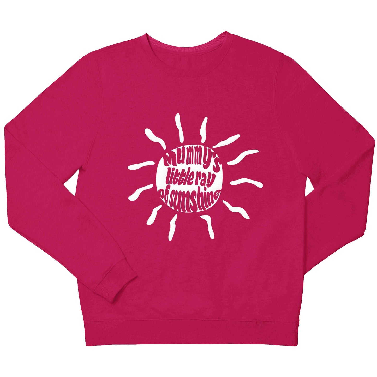 Mummy's little ray of sunshine children's pink sweater 12-13 Years