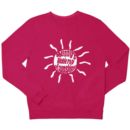 Mummy's little ray of sunshine children's pink sweater 12-13 Years