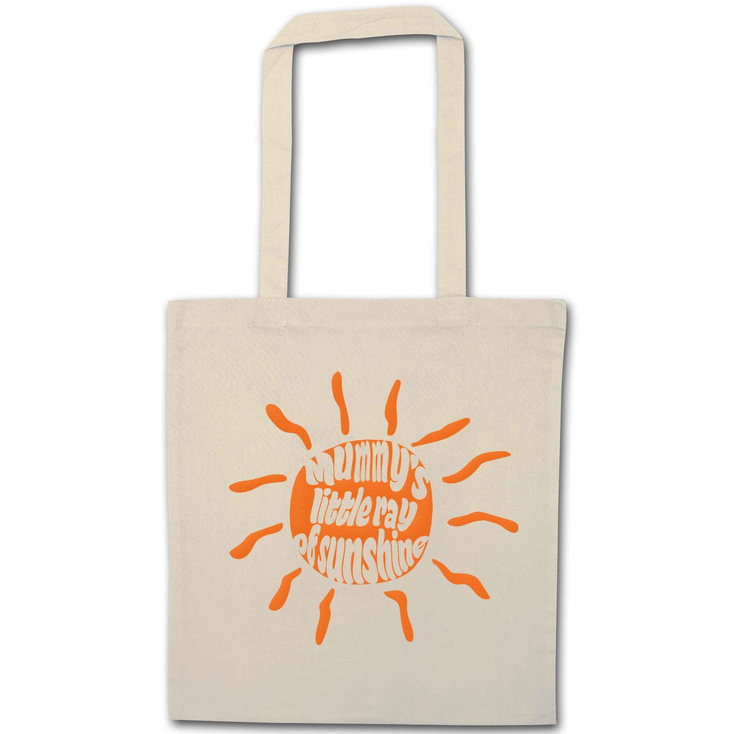 Mummy's little ray of sunshine natural tote bag