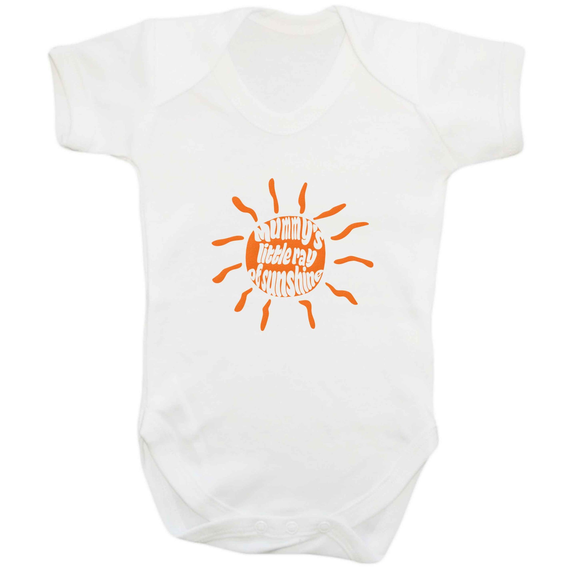 Mummy's little ray of sunshine baby bodysuit white 18-24 months
