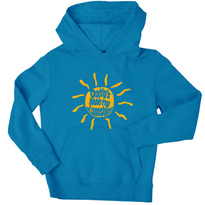 Daddy's little ray of sunshine children's blue hoodie 12-13 Years