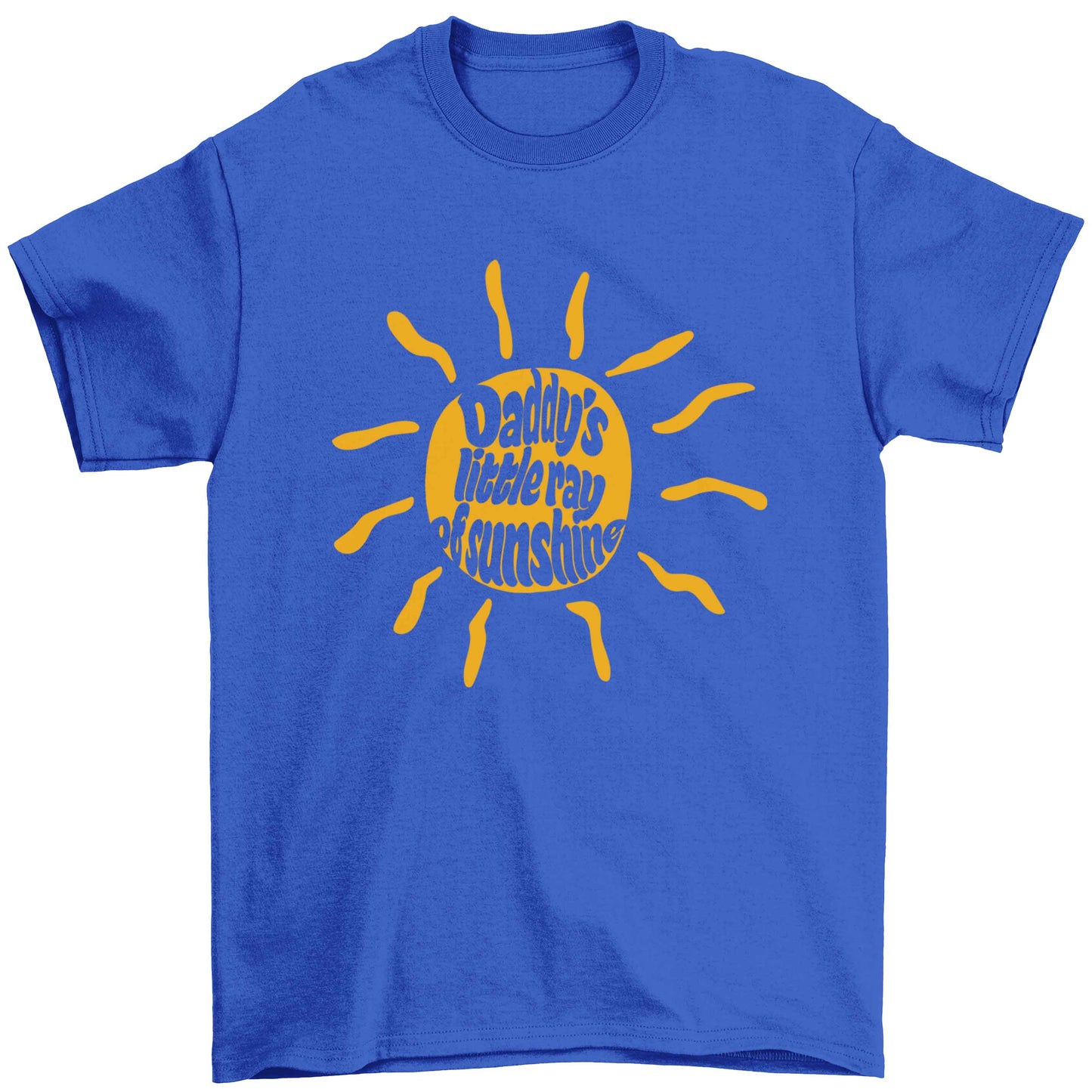 Daddy's little ray of sunshine Children's blue Tshirt 12-13 Years