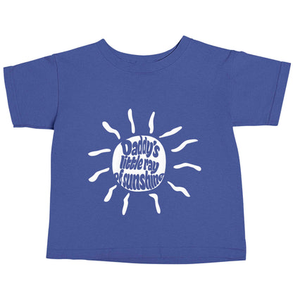 Daddy's little ray of sunshine blue baby toddler Tshirt 2 Years